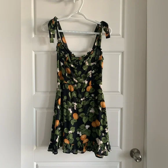 Reformation Christine Dress Clementine 4 - Picture 6 of 14